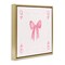 Stupell Industries Queen of Ribbons Card Floating Frame, design by Lucille Price